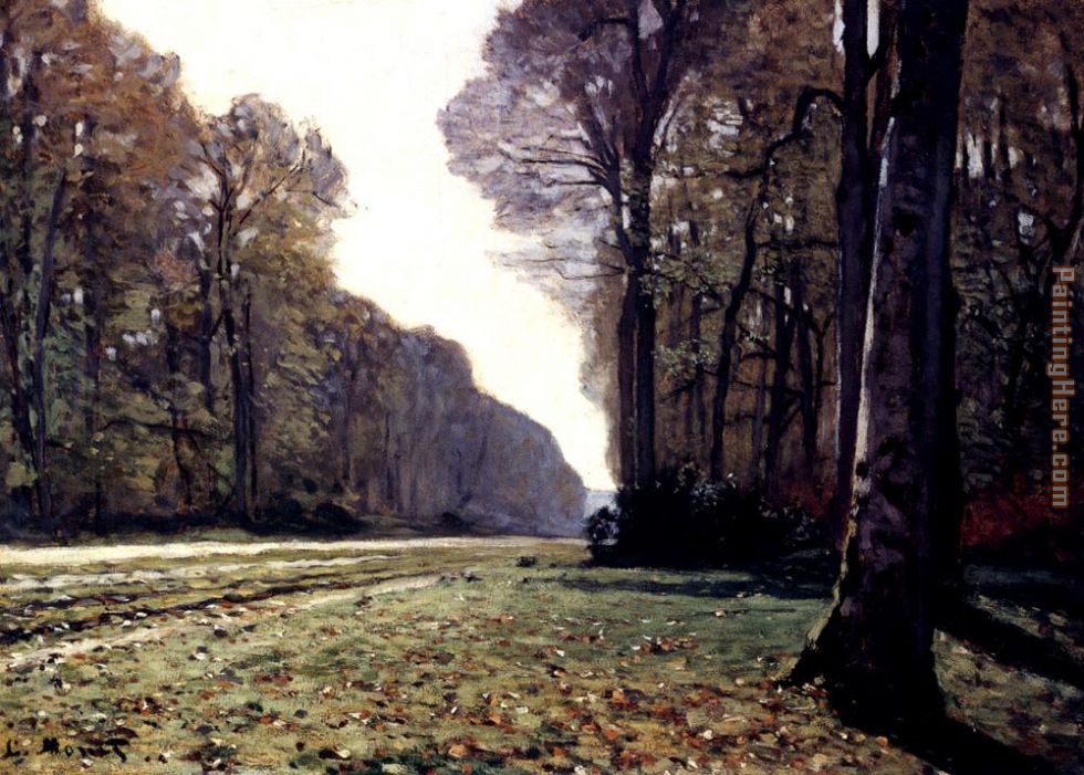 The Road To Chailly painting - Claude Monet The Road To Chailly art painting